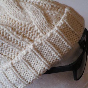 Beanie New Women's Knit Beige Hat